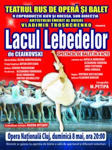 Spectacol de balet “Lacul Lebedelor” – 8 mai – Cluj – Napoca