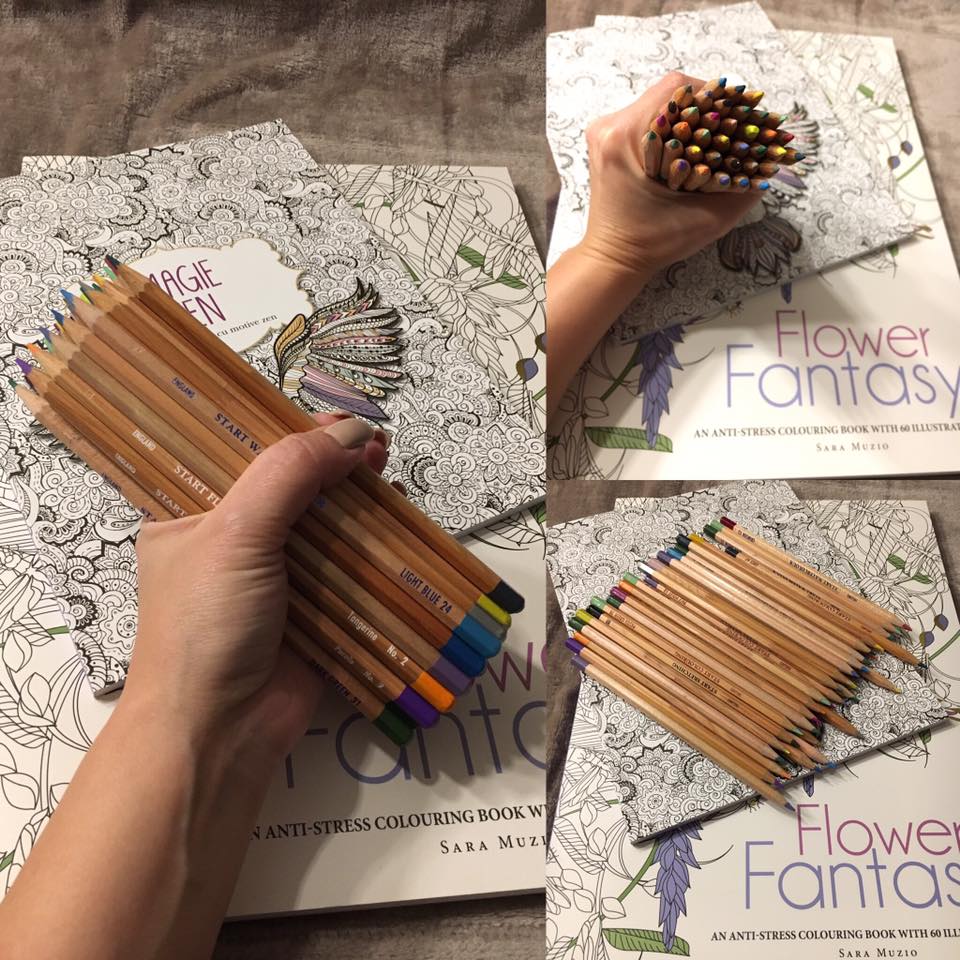 creioane cărți de colorat deweekend