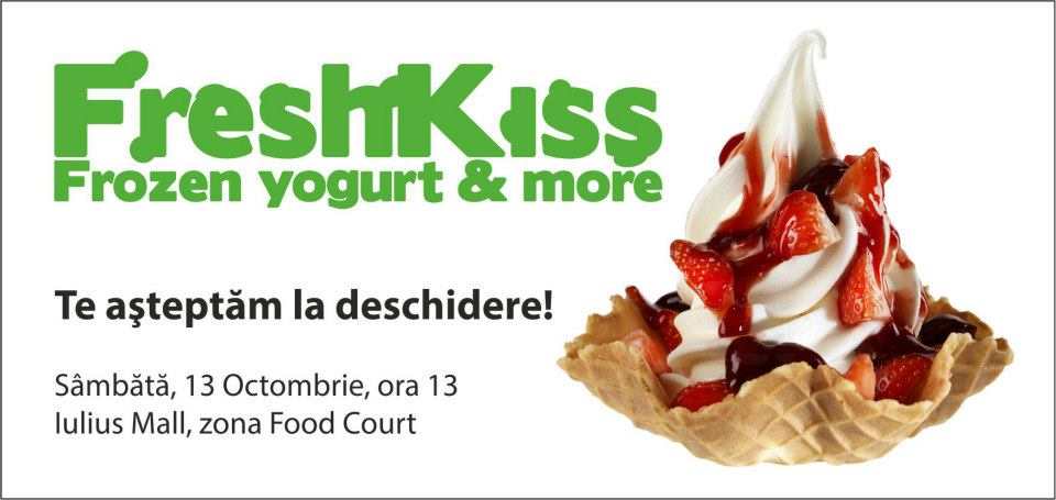 Fresh kiss Frozen yogurt - înghețată sănătoasă! 