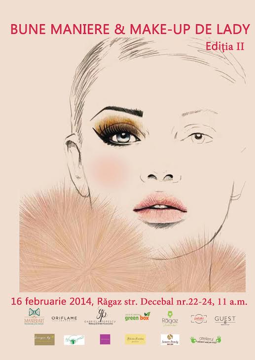 Invitație eveniment ”Bune maniere & Make-up de Lady” Ediția II