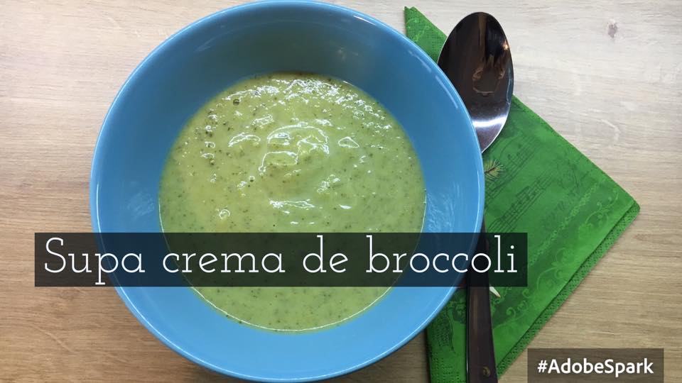 Rețetă supă cremă de broccoli - dieta Montignac