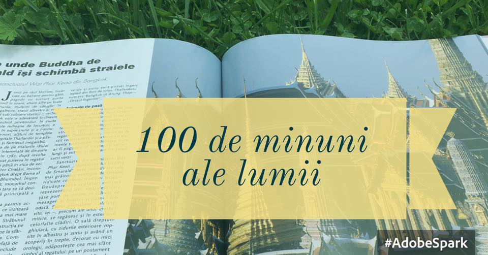 100 de minuni ale lumii - recomandare lectură
