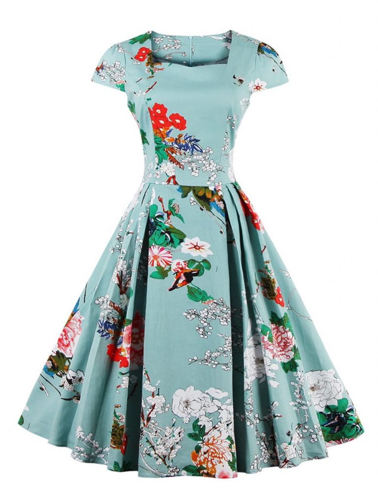 tea length dress Dresslily 